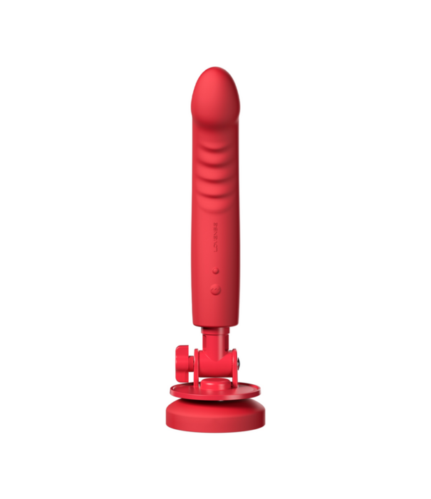 Lovense Mission 2 - Vibrerende Zuigcup Dildo met Touch-Sense - Rood