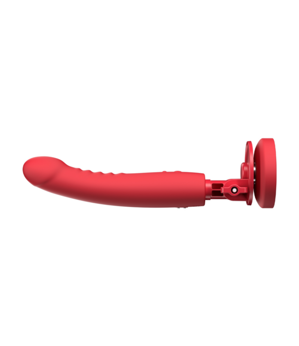 Lovense Mission 2 - Vibrerende Zuigcup Dildo met Touch-Sense - Rood
