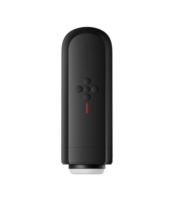 Lovense Solace - App-gestuurde Automatische Duwende Mannenmasturbator - Zwart