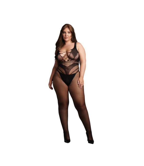 Le Désir by Shots Bodystocking met Accentuated Lines - OSX - Zwart
