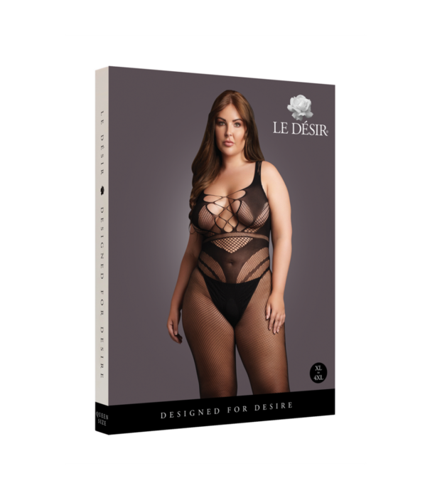 Le Désir by Shots Bodystocking met Accentuated Lines - OSX - Zwart
