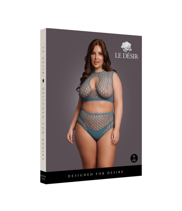 Le Désir by Shots Duo Net Key-Hole Beha Set - Koningsmaat