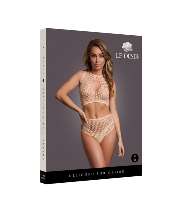 Le Désir by Shots Duo Net Key-Hole Bh Set - One Size