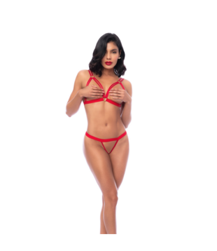 Heartstroke - Twee-delige Set - L/XL - Rood