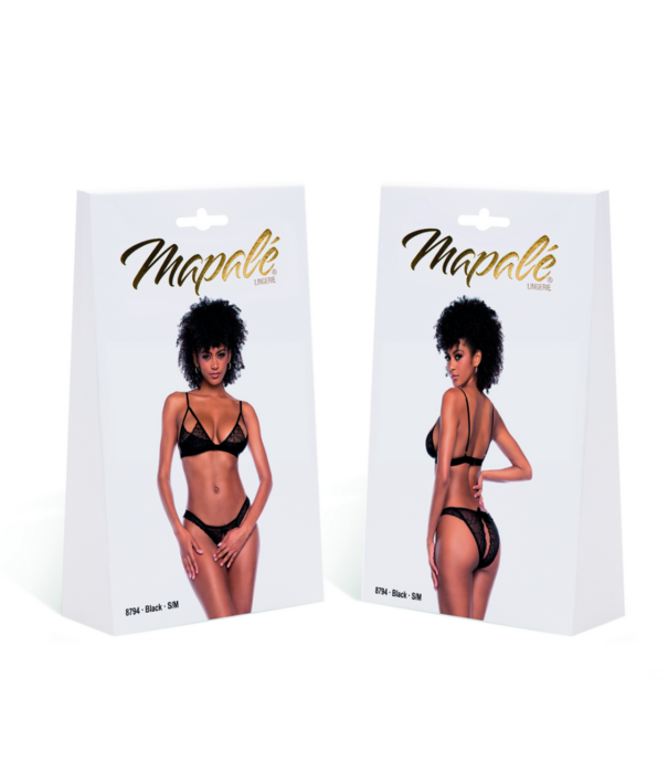 Mapalé Twee-delige set - S/M - Zwart