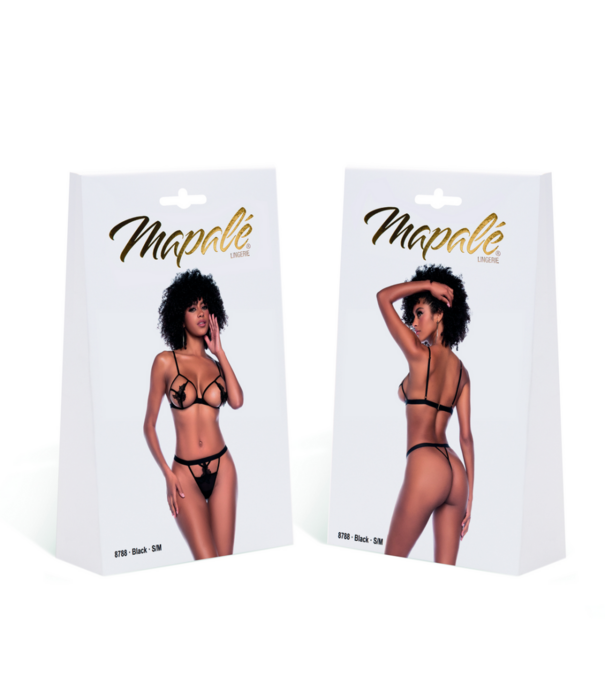 Mapalé Twee Delige Set - S/M - Zwart