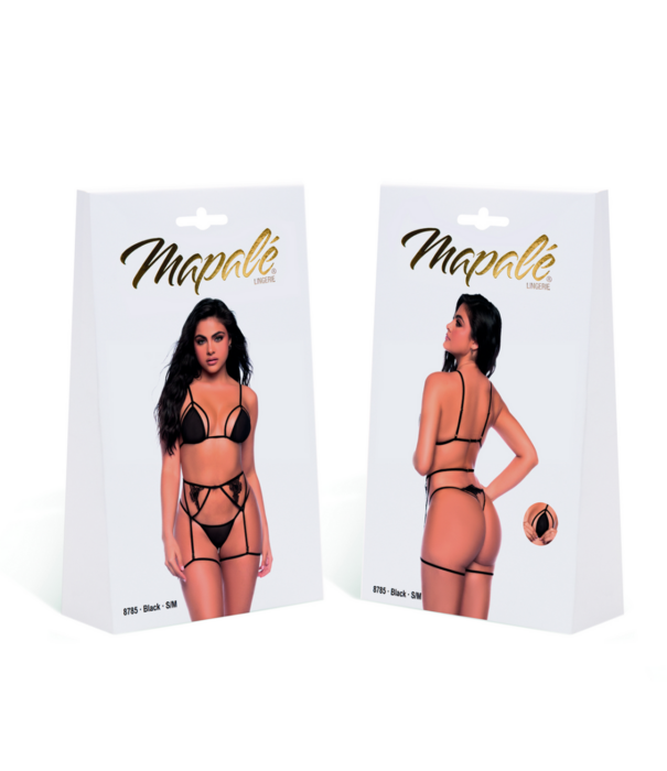 Mapalé Drie Delige Set - L/XL - Zwart
