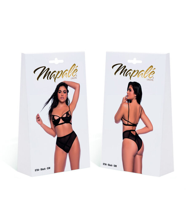Mapalé Twee-delige set - S/M - Zwart