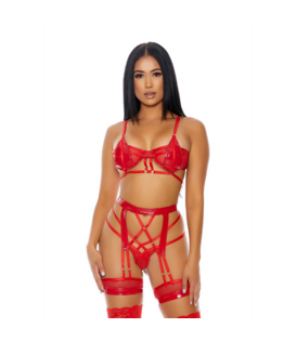Dubbel De Plezier - Lingerieset - XL