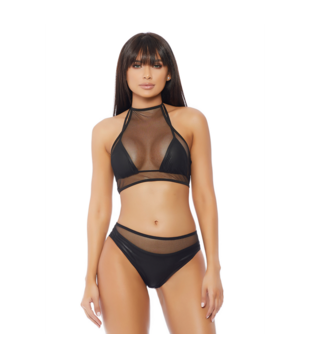 Impulse Top en Panty - Zwart