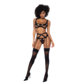 Pretty Little Rocker - Drie-delige Bralette Set - S/M - Zwart