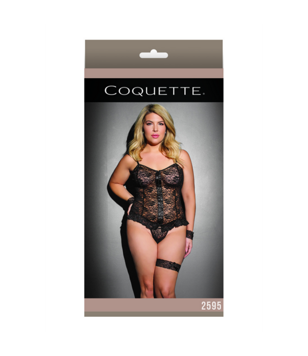 Coquette Cami Top with G-String - Plus Size