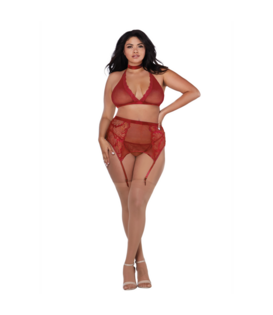 Visnet en Kant 4-delige Set - Plus Size