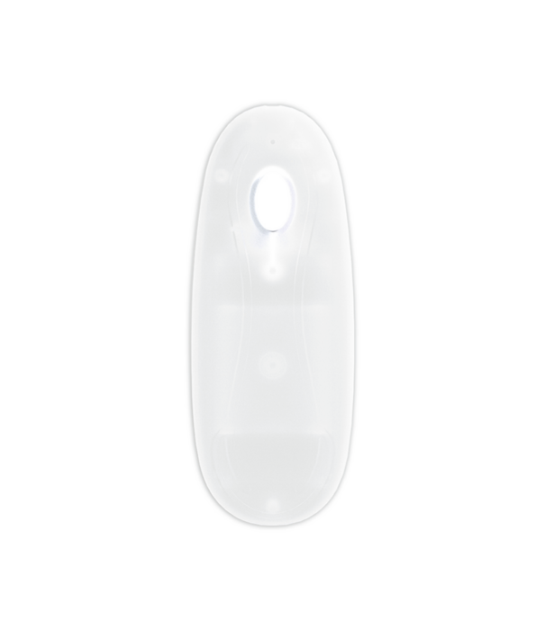 RealRock by Shots LED Vibrerende Rechte Penis met Ballen - 7 / 18 cm - Transparant