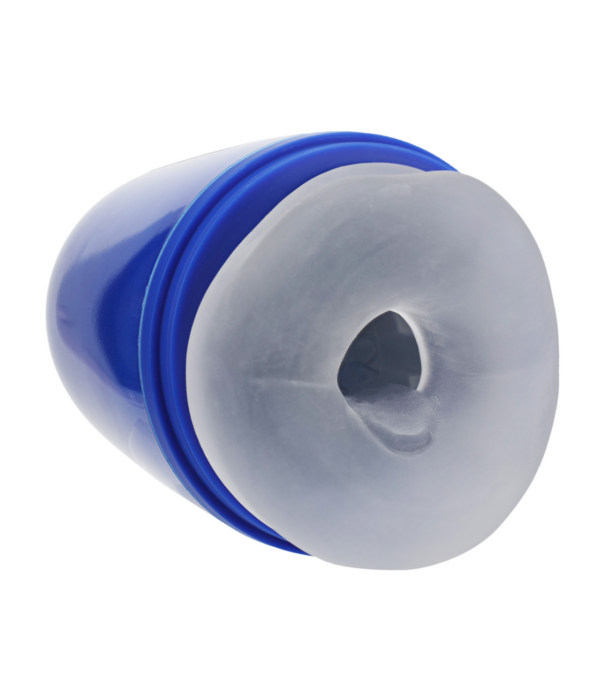 Pumped by Shots Pulsar - Negative Pressure Suction and Vibration Masturbator Pump - Metallic Blue