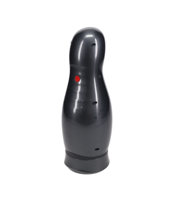 Pumped by Shots Virtuo - Suction and Vibration Masturbator Pump with Phone Attachment - Gun Metal