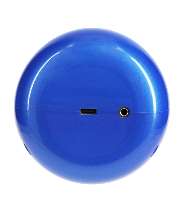 Pumped by Shots Vortex - Zuigrotatie en Duwmasturbator Pomp - Metallic Blauw