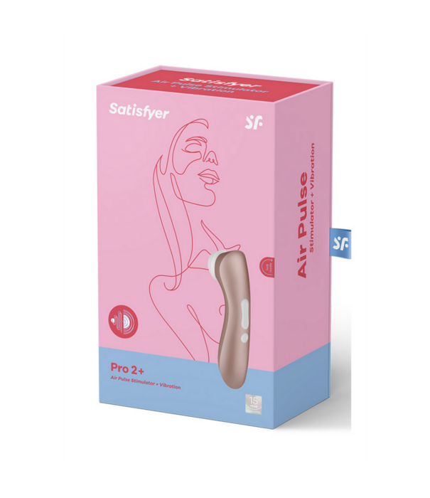 Satisfyer Pro 2Plus - Airpulse Stimulator en Vibration - Licht Goud