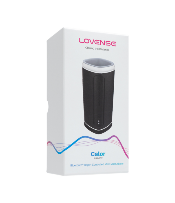 Lovense Calor - Bluetooth Afstandsbediening Pocket Pussy - Zwart