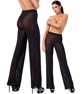 Onyx Sheer Palazzo broek, F374