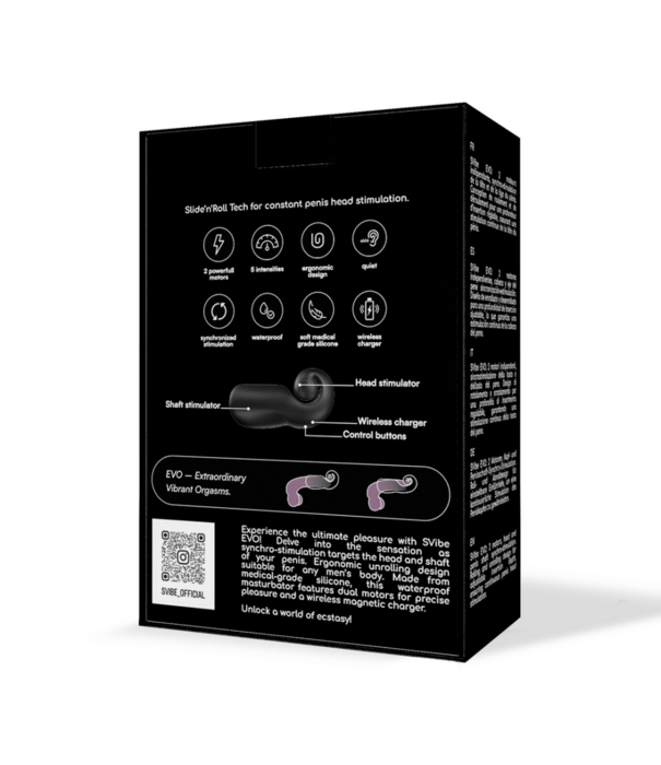 EVO - Dual Male Stimulator - Black