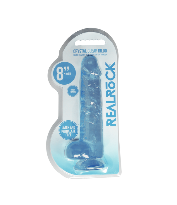 RealRock by Shots Realistische Dildo met Ballen - 8 / 21 cm