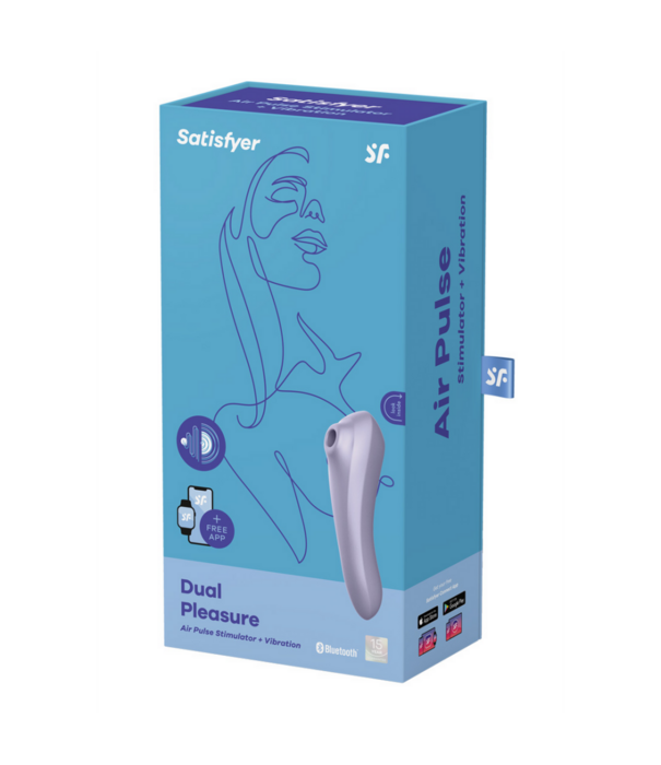 Satisfyer Dual Pleasure - Air Pulse Vibrator - Mauve