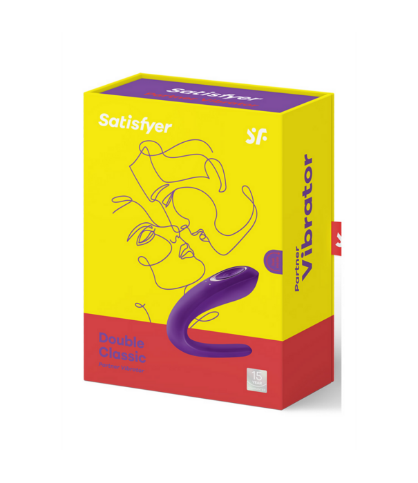 Satisfyer Double Classic - Partner Vibrator - Paars