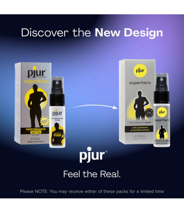 Pjur Superhero - Performance Spray for Men - 0.7 fl oz / 20 ml