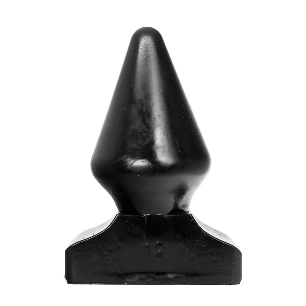 All Black Butt Plug - 9 / 23 cm afbeelding