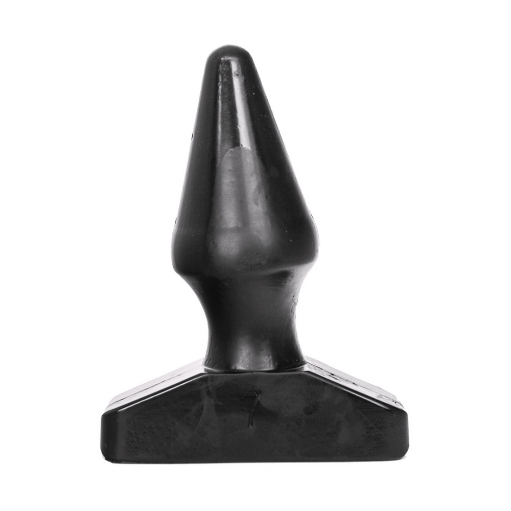 All Black Butt Plug - 6 / 16 cm afbeelding