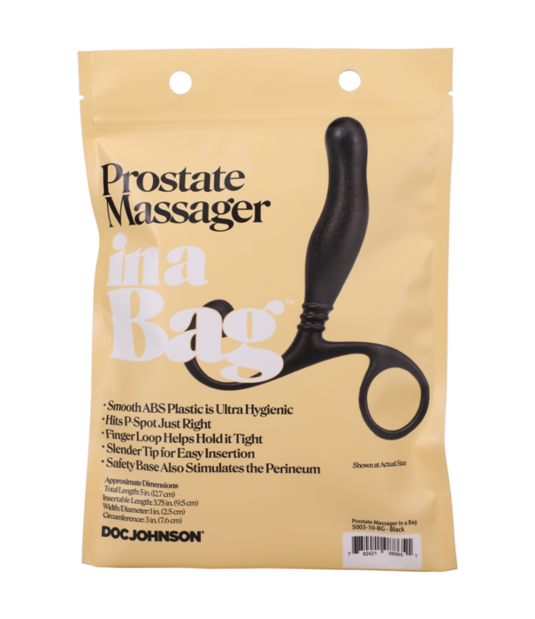 Doc Johnson Prostate Massager - Zwart