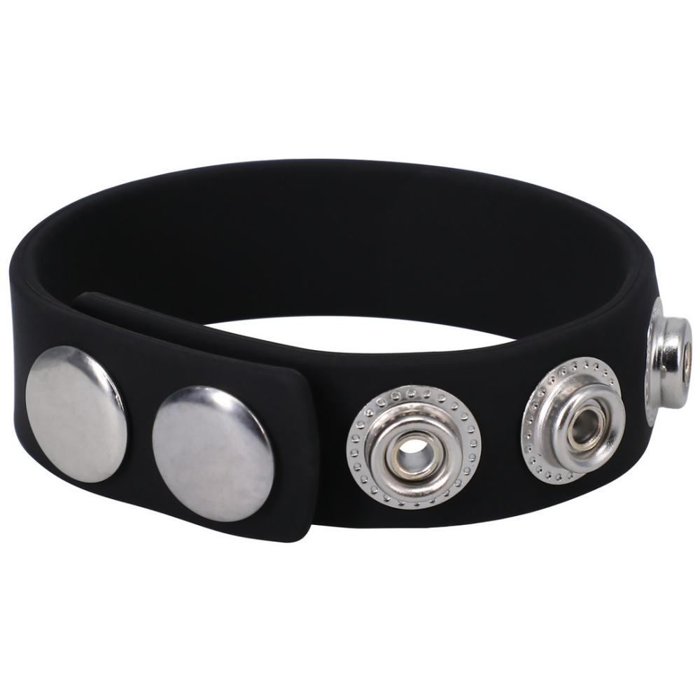 Doc Johnson De Silicone 5 Snap - Cockring afbeelding