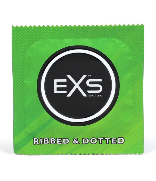 EXS EXS 3 in 1 - Ribbed, Dotted en Flared - Condooms - 12 Stuks
