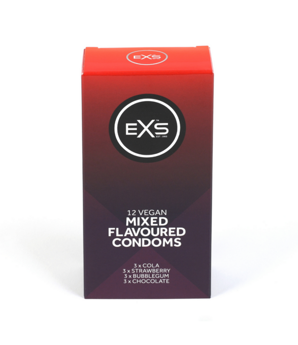 EXS EXS Mixed Flavored - Condoms - 12 Stuks