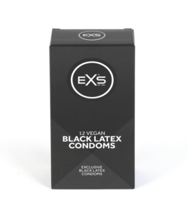 EXS Black Latex - Condoms - 12 Stuks