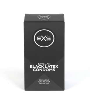 EXS Black Latex - Condoms - 12 Stuks