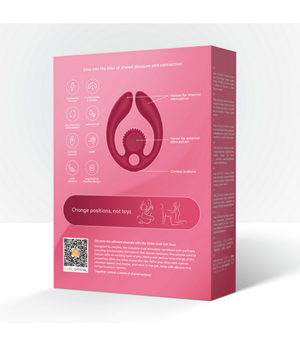 GIZI Duo - Dual Couples Stimulator - Bordeauxt