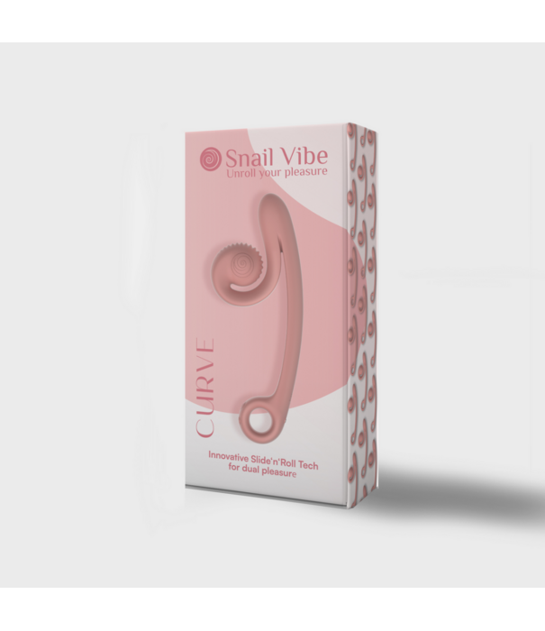 Slak Vibe - Curve Vibrator - Perzikroze