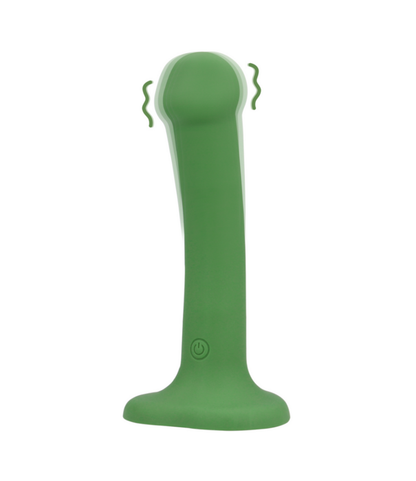 Loveline by Shots Niet-Falisch Vibrerende Dildo - Klein - Bosgroen