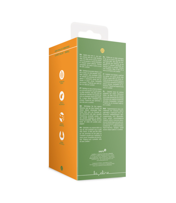 Loveline by Shots Niet-Falisch Vibrerende Dildo - Klein - Bosgroen