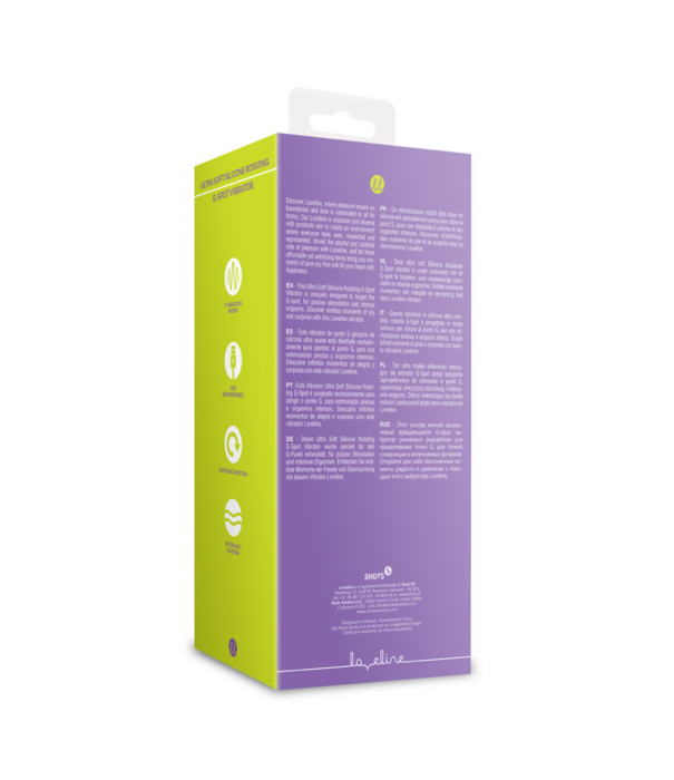 Loveline by Shots Ultra Zachte Silicone Roterende G-Spot Vibrator