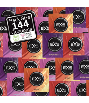 EXS Gemengde Smaken - Condoms - 144 Stuks
