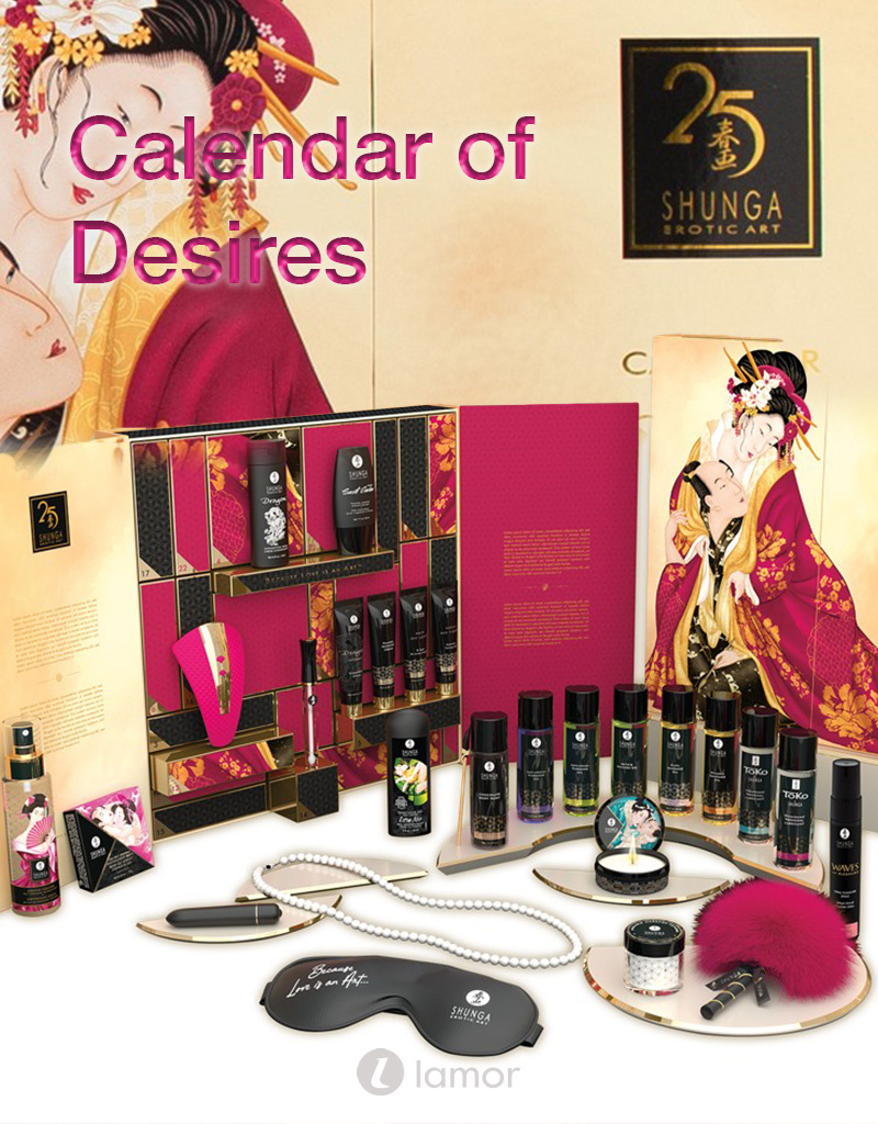 Shunga Shunga Calendar of Desires luxe adventskalender afbeelding