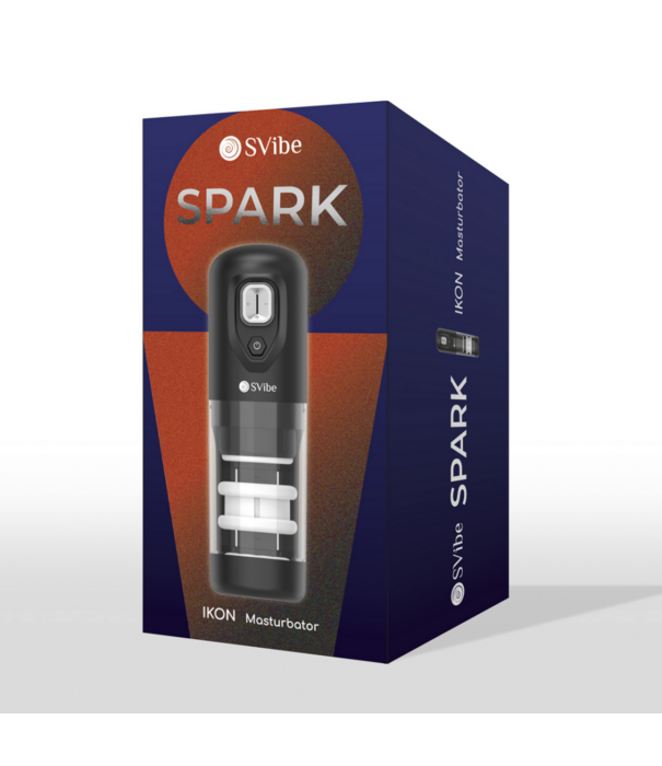 Ikon SPARK - Duwende en Draaien Masturbator - Transparant