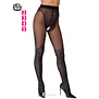 Cottelli Ouvert Panty in Overknee Look met Fijne Kant en Open Kruis
