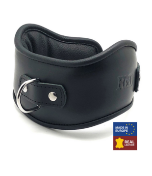 Leren Halsband - Zwart