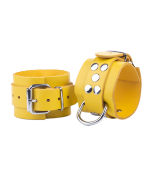 Ultra Leather Handboeien - Geel