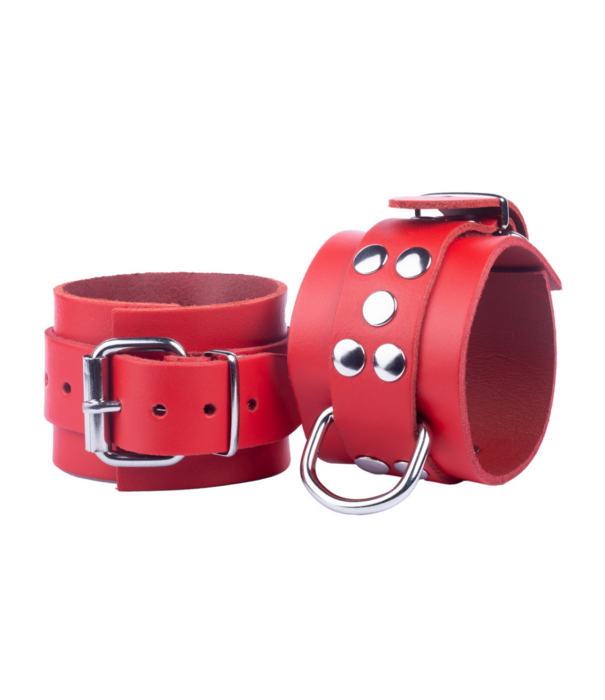 Red Leather Ultra Leather Handboeien - Rood