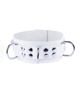 Ultra Leather Ketting - Wit